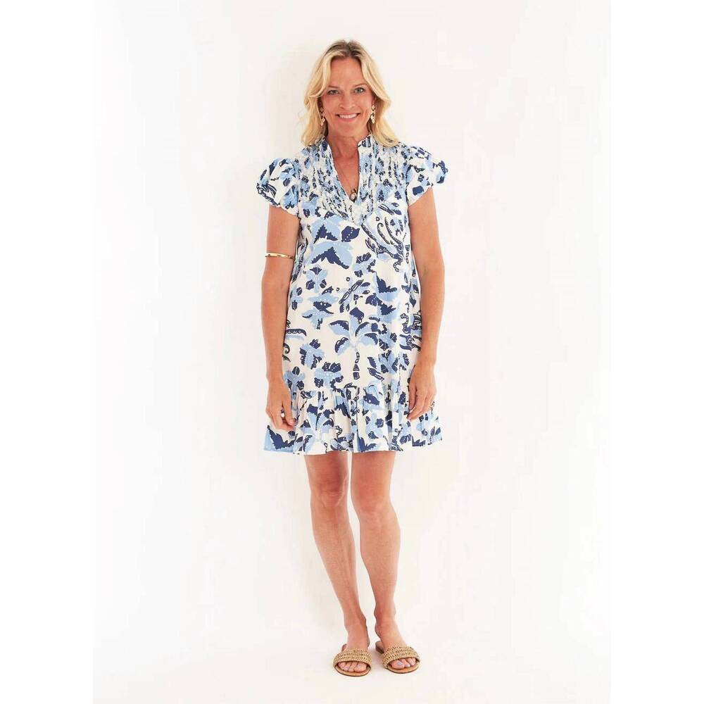 NEW CK BRADLEY cayman dress in lingren ocean breeze